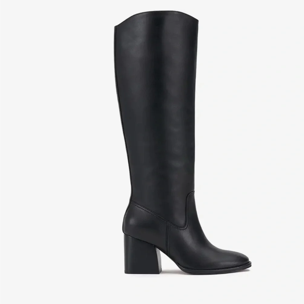 Vince Camuto - Leila Extra Wide-Calf Boots size 6.5rich mahogany - Picture 6 of 15